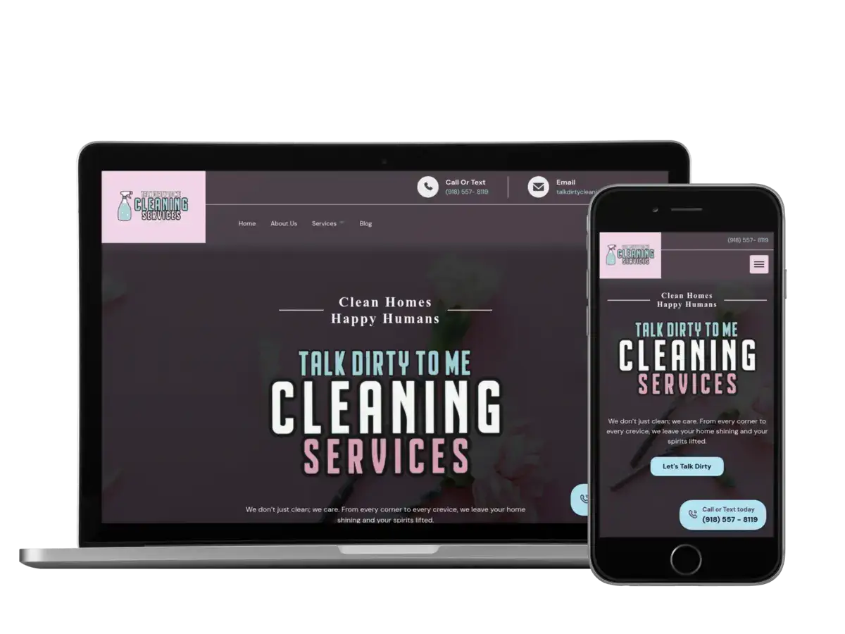 cleaning services website